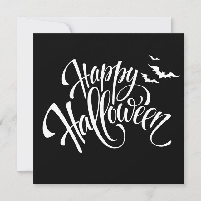 Tarjeta Happy Halloween (Anverso)