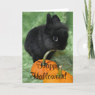 Tarjeta Happy Halloween Bunny