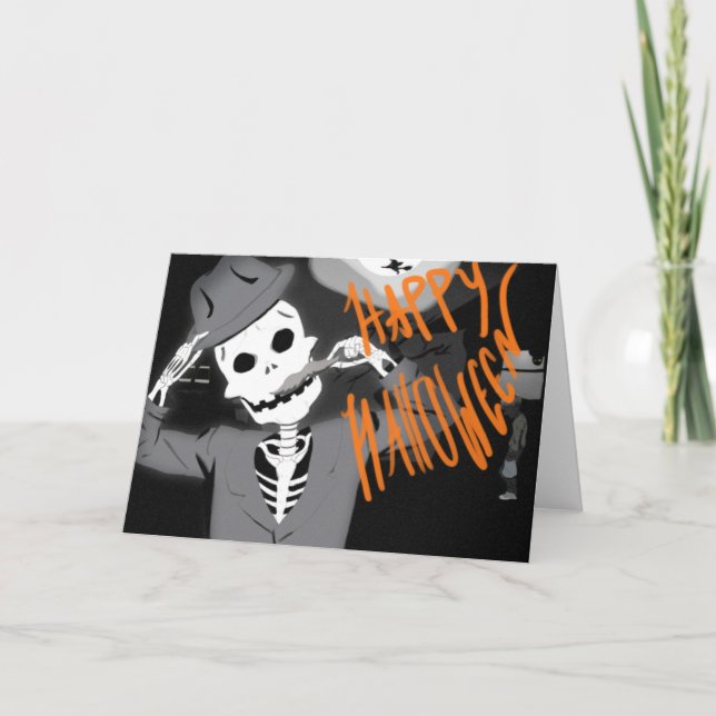 Tarjeta Happy Halloween Holiday Card (Anverso)