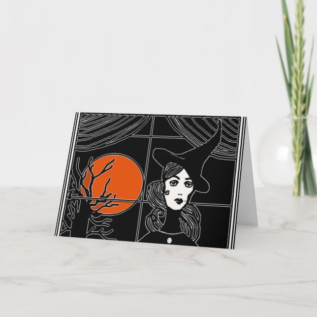 TARJETA HAPPY HAUNTED HALLOWEEN (Anverso)