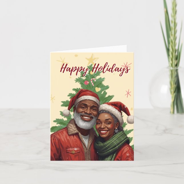 Tarjeta Happy Holidays Card by Alicia McDaniel Fine Art (Anverso)
