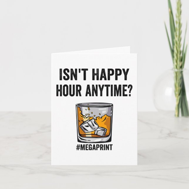 Tarjeta Happy Hour Anytime Mega Print (Anverso)