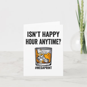 Tarjeta Happy Hour Anytime Mega Print