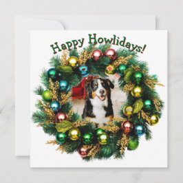 Tarjeta Happy Howlidays Photo Card