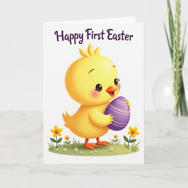 Tarjeta Happy Little Fowl Celebration Card (Anverso)