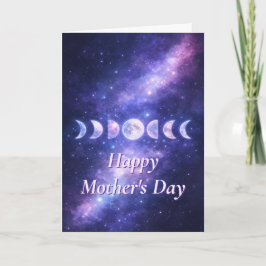 Tarjeta Happy Mother’s Day Celestial Moon Phases Card