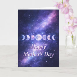 Tarjeta Happy Mother’s Day Celestial Moon Phases Card