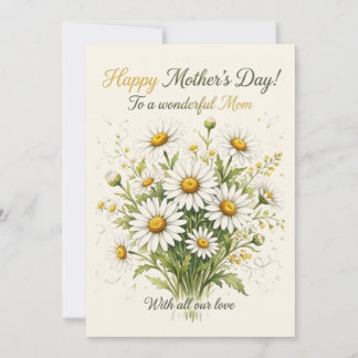 Tarjeta Happy Mother’s Day to a wonderful Mom 