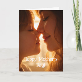 Tarjeta Happy Mothers Day Card - Adorable image From child