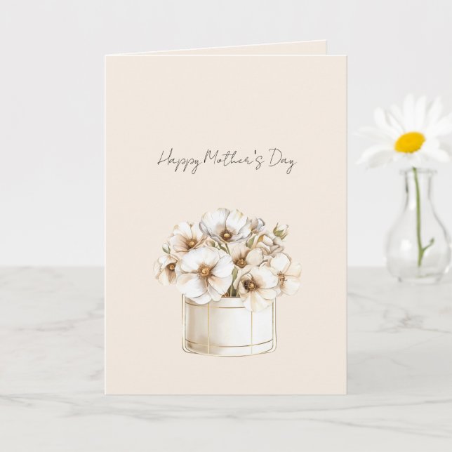 Tarjeta Happy Mother's Day Flowers (Planta pequeña)
