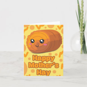Tarjeta Happy Mother's Hay Puns Day Card