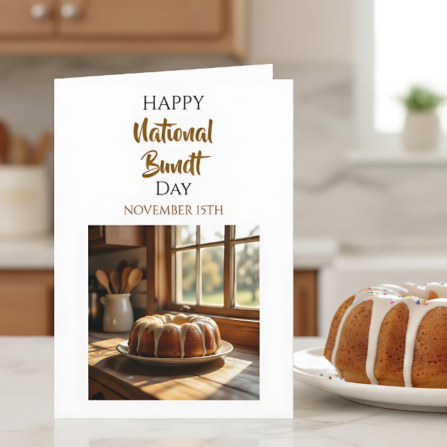 Tarjeta Happy National  Bundt | Day | Nov 15th (Subido por el creador)