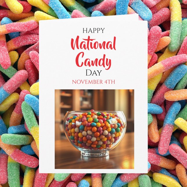 Tarjeta Happy National Candy Day | November 4th (Subido por el creador)
