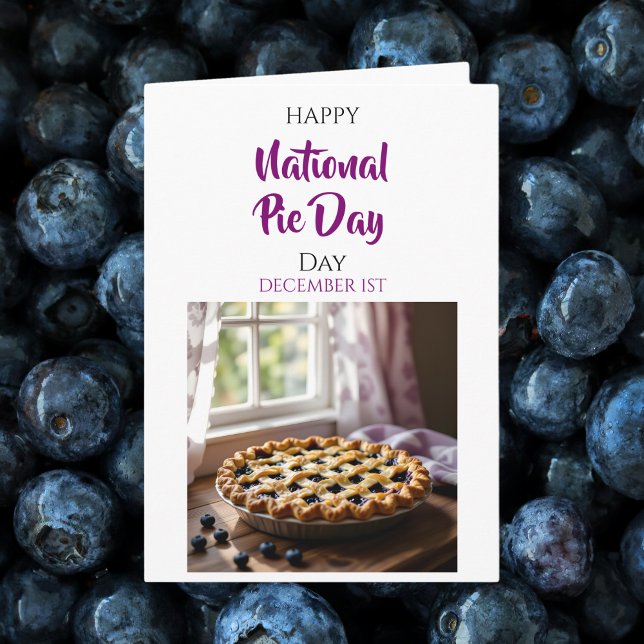 Tarjeta Happy National Pie Day | Dec 1st (Subido por el creador)