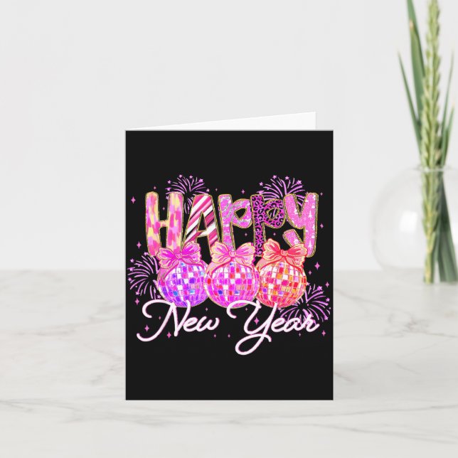 Tarjeta Happy New Year 2026 Family Celebration New Years E (Anverso)