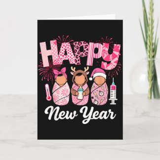 Tarjeta Happy New Year Labor Delivery L&amp;d Nurse Nye Pa