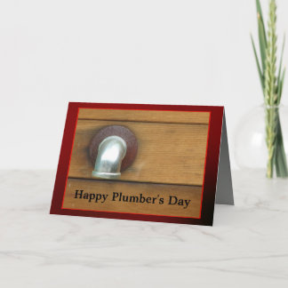 Tarjeta Happy Plumber's Day