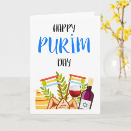 Tarjeta Happy Purim - Chag Purim Card