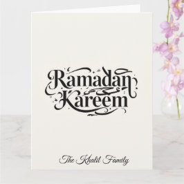 Tarjeta Happy Ramadan Mubarak Ramadan Kareem Muslim