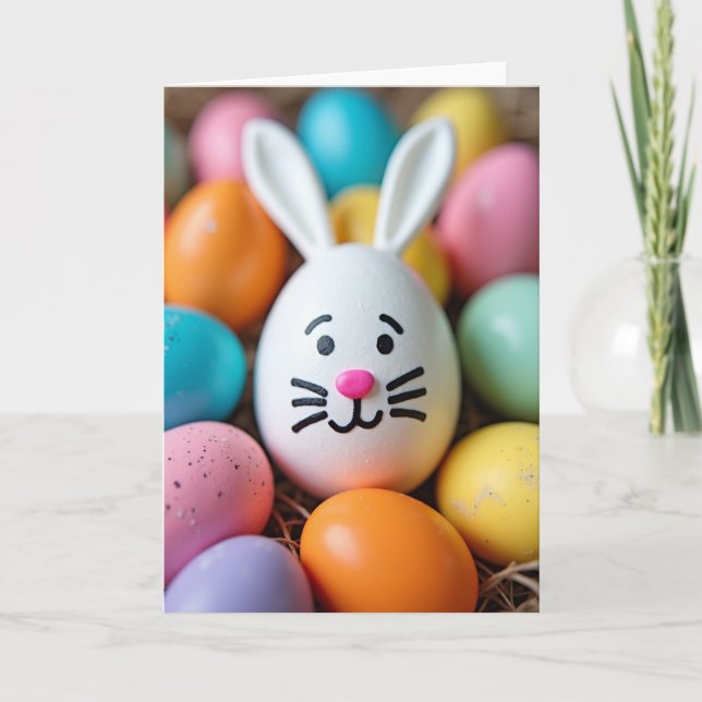 Tarjeta Happy Spring Egg Friend Card (Anverso)