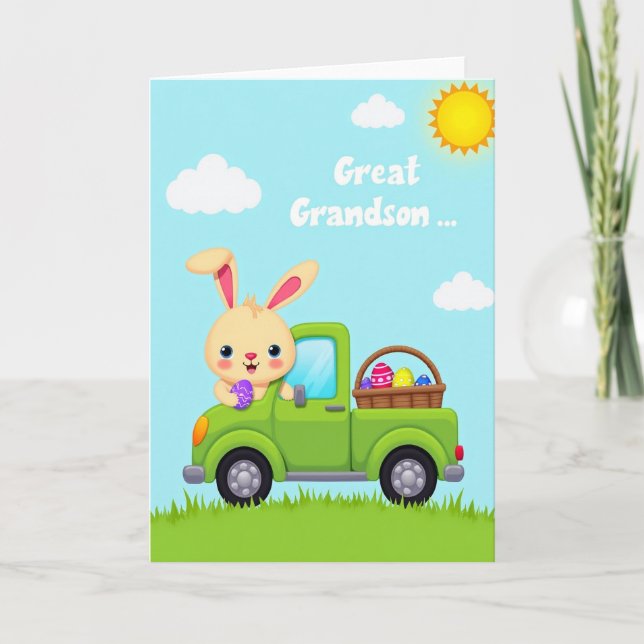 Tarjeta Happy Springtime Truck Card (Anverso)