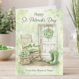Tarjeta Happy St. Patrick's Day Card | From Our House