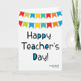 Tarjeta Happy Teacher's Day