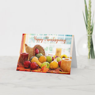 Tarjeta Happy Thankde Cornucopia Display