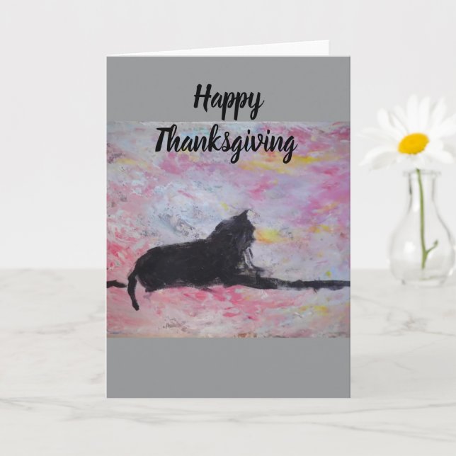 Tarjeta Happy Thanksgiving Blank Greeting Card (Planta pequeña)