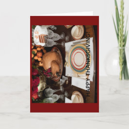 Tarjeta Happy Thanksgiving Greeting Card