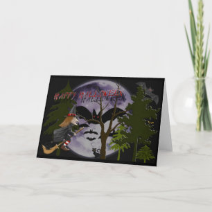 Tarjeta Happy víspera de todos los santos
