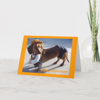 Tarjeta Happy Weinerween