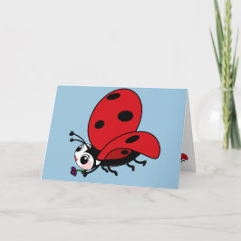 Tarjeta Happy Wings Ladybug 