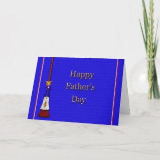 Tarjeta HappyFathersDay militar