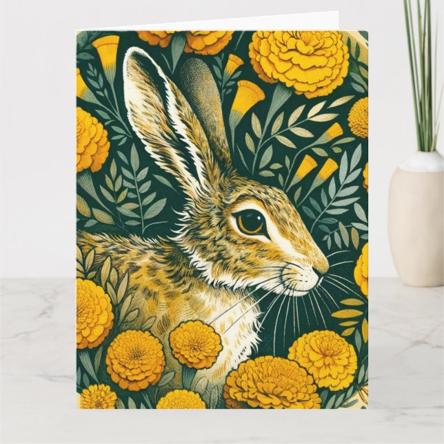 Tarjeta Hare Marigold (Anverso)
