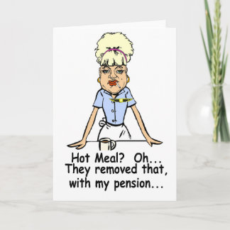 Tarjeta harina caliente