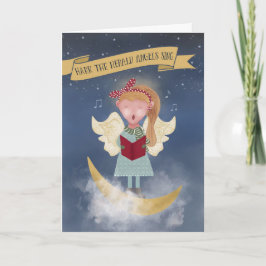 Tarjeta Hark Angels del Herald Canta Navidades Angel