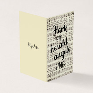 Tarjeta Hark, el canto de los Herald Angels