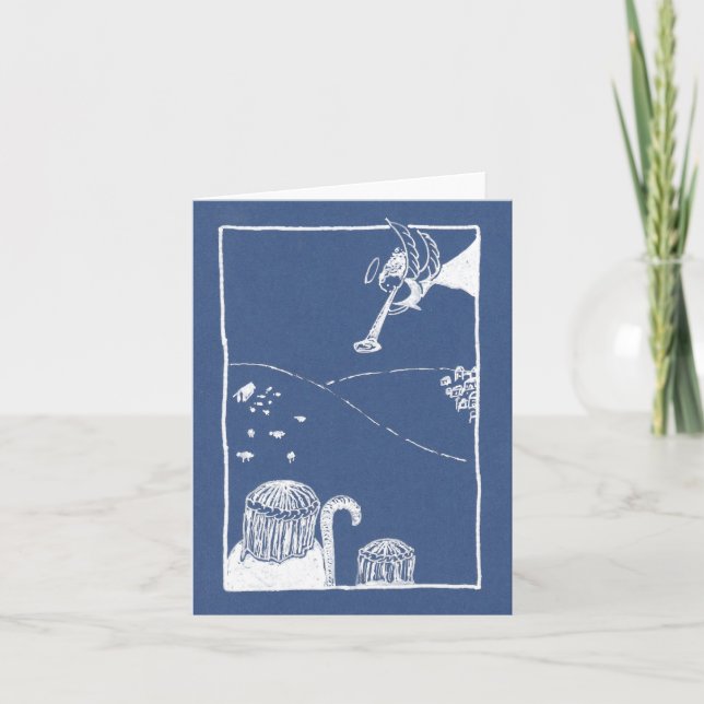 Tarjeta Hark, la carta de los Navidades cantantes de los H (Anverso)