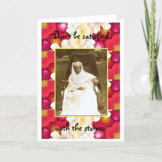 Tarjeta Harriet Tubman-Se convierte su propia leyenda