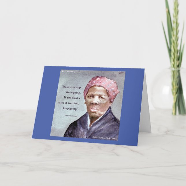 Tarjeta Harriet Tubman y presupuesto (Anverso)