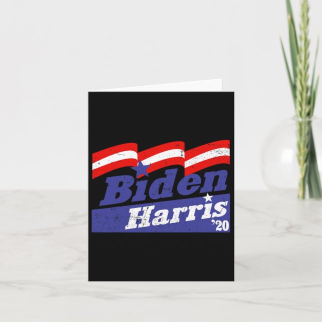 Tarjeta Harris 2020 vicepresidente Joe Kam (Anverso)