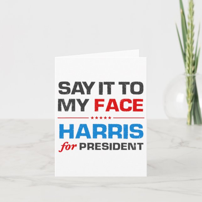 Tarjeta Harris 2024 (Anverso)