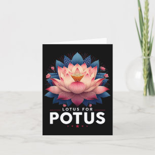 Tarjeta Harris 2024 Lotus For Potus Trending President