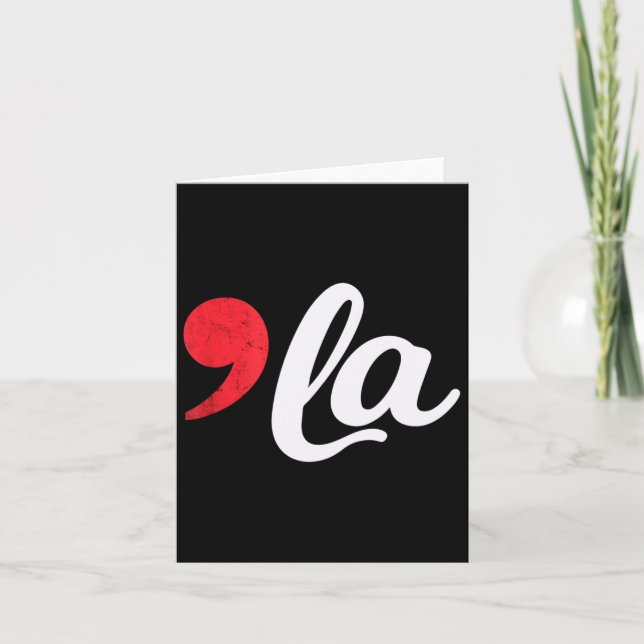 Tarjeta Harris 2024 Presidente Comma La Funny 1 (Anverso)