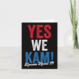 Tarjeta Harris 2024 Support I&#';m With Her Kamala Harris
