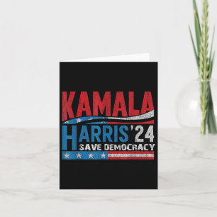 Tarjeta Harris-Harris 2024 Presidente democrático de bande