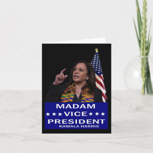 Tarjeta Harris Mvp Señora Vicepresidenta Biden Harris 2020