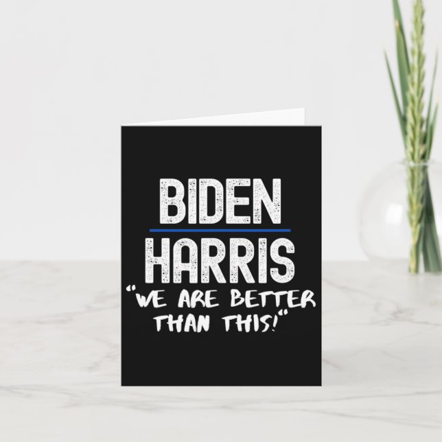Tarjeta Harris Somos Mejor Que Esto (Anverso)