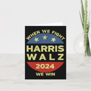 Tarjeta Harris Tim WAlzheimer 2024 Cuando Peleamos Ganamos